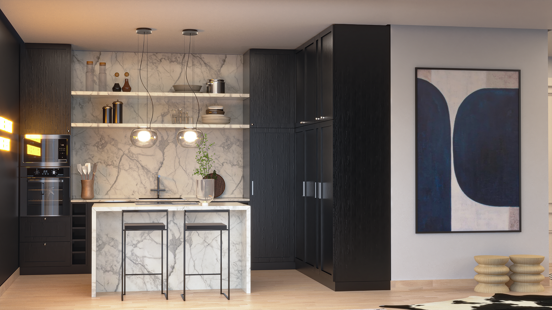 Cozinha | Black and White Obsession